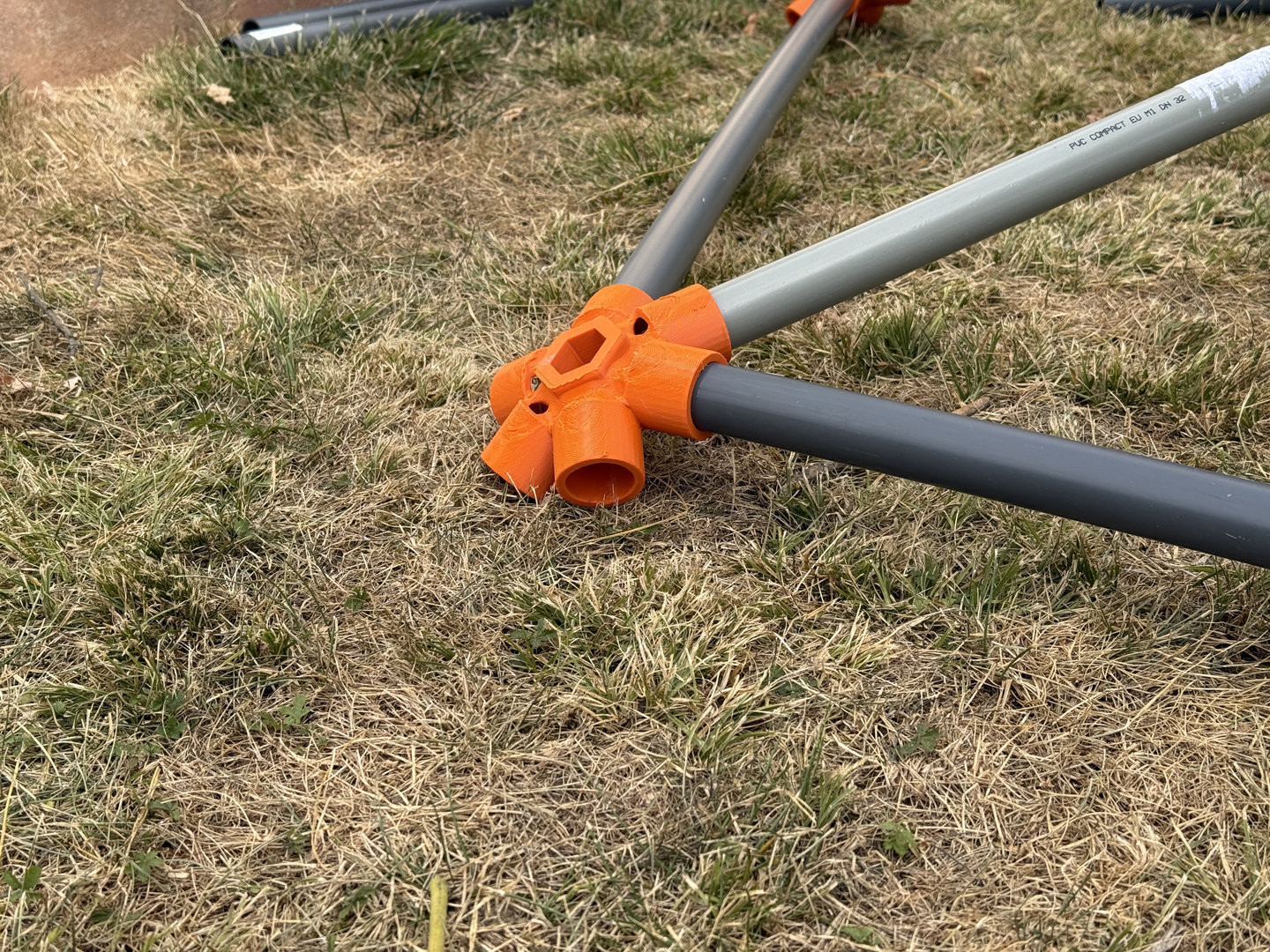 Pièce de jonction à 6 bords en PETG